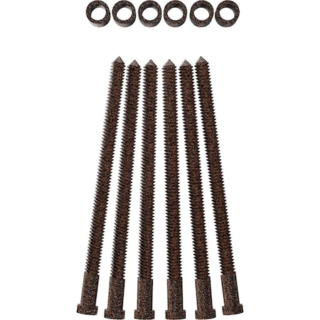 Ekena Millwork Premium 7/8" Barn Door Flat Track Extension Hardware for 1 3/8" Door, Copper Vein GB60013EXCV